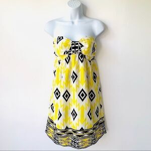 ALICE & TRIXIE SILK STRAPLESS SUMMER DRESS